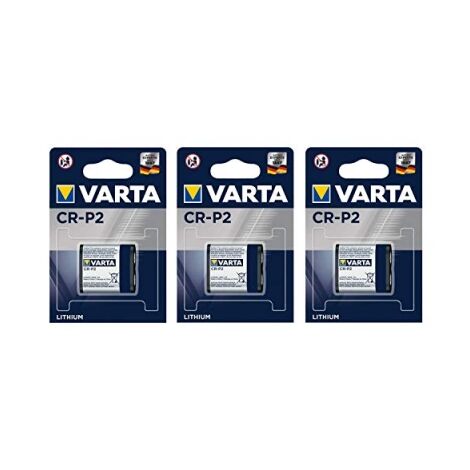 Varta – Pile photo lithium CR-P2 6V – Performance durable pour appareils photo – Longue durée de vie – Alimentation stable