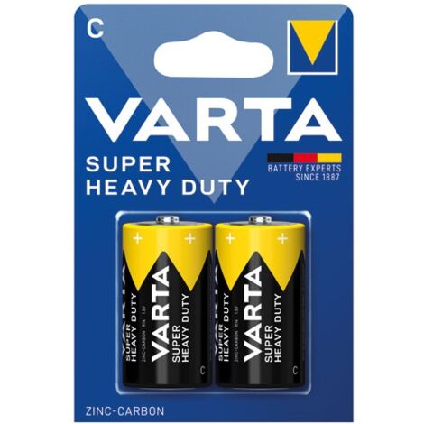 VARTA - Pile saline R14/C varta blister de 2