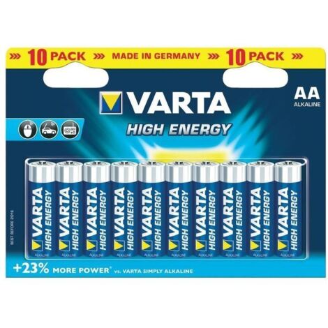 Varta Piles Aa Lr6 X10 Longue Durée Pour Appareils Quotidiens - Varta