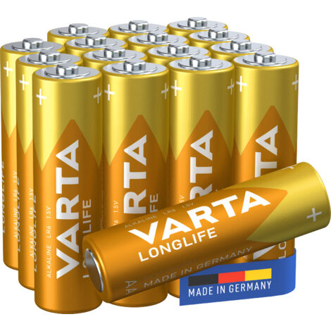VARTA Piles Alcalines AA Longlife Lot De 16
