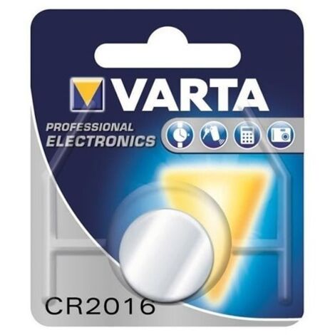 VARTA Piles Bouton CR2016, lot de 10, Power on Demand, Lithium, 3V, emballage sécurisé pour les enfants, pour appareils Smart Ho