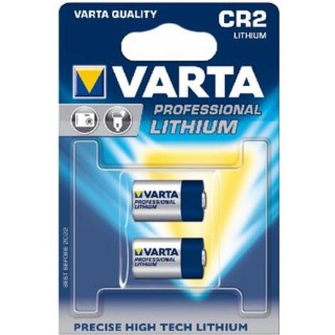 Varta – Piles CR2 – Lot de 2 unités – 3V – Longue durée de vie pour petits appareils électroniques – Hautes performances