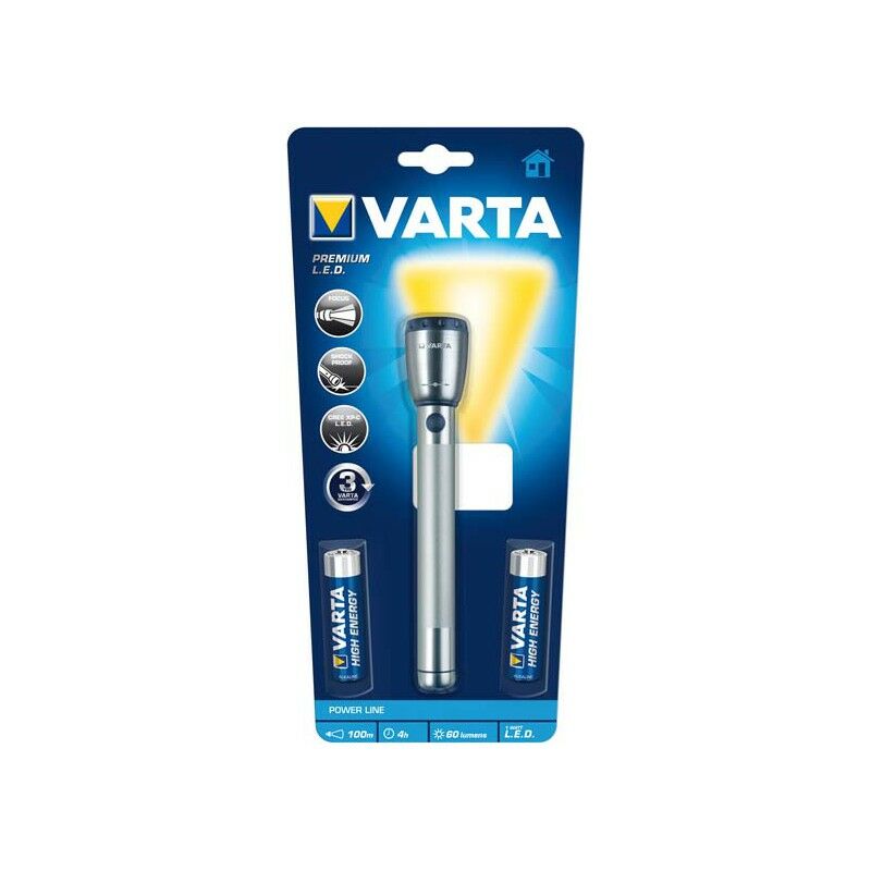 Image of Varta - Premium Luce Della Torcia Elettrica Led - 2 Aaa Gratuita 17.635.101,421 Mila -