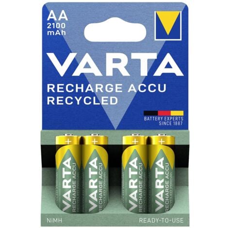 Varta RECH.AC.RECYC.AA2100mAh BLI4 Pile rechargeable LR6 (AA) NiMH 2000 mAh 1.2 V 4 pc(s) X013561