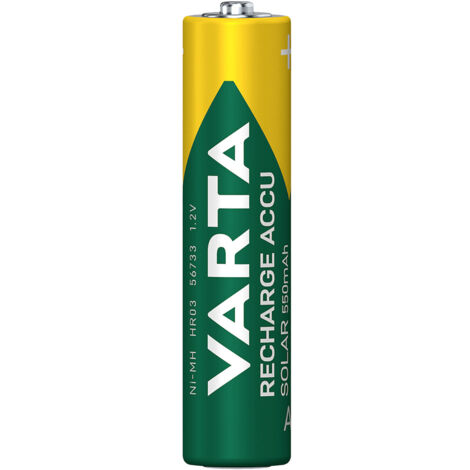 Varta RECH.AC.Solar AAA550mAh BLI2 Micro (AAA)-Akku NiMH 550 mAh 1.2 V 2 St.
