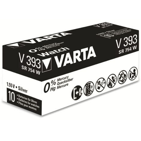 VARTA Silber Knopfzellenbatterie V393 / SR48
