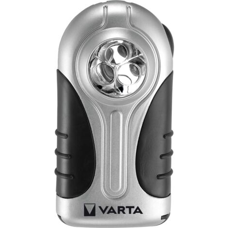 Varta Silver Light lampada portatile argento e nero