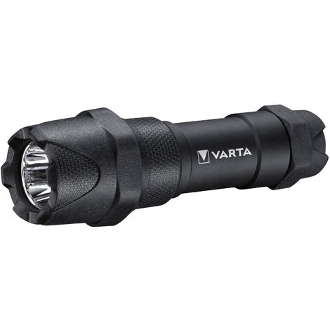 Varta – Lampe torche LED 6W – Flux lumineux 300 lm – Portée 183 m – Résistante aux chocs jusqu'à 9 m – Indice IP67 étanche