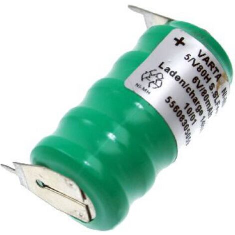 Varta V5/80H-SLF ++/- Pile bouton rechargeable 80H NiMH 80 mAh 6 V 1 pc(s) C192581