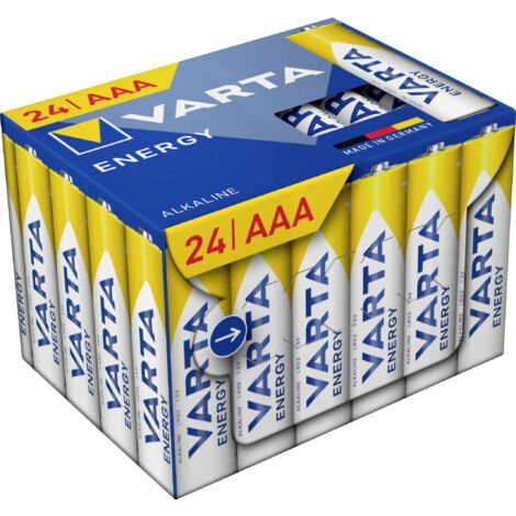 Varta VARTA Energy AAA Cube Pack24 Pile LR3 (AAA) alcaline(s) 1.5 V 24 pc(s)