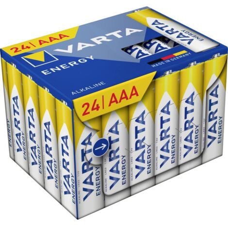 Varta - varta energy power - lr03 - mn2400 - aaa - 24 pezzi - 4103229234 - 4008496129973