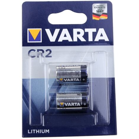 Varta - varta litio batteria cr2 - 3v - set 2pz - 6206301402 - 4008496537402