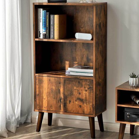 Vasagle – Bibliothèque moderne 6 étagères – Bois composite E1 – Dimensions 60x30x120 cm – Capacité 50 kg – Pour salon, bureau, chambre