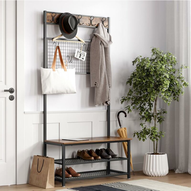 coat hooks with storage