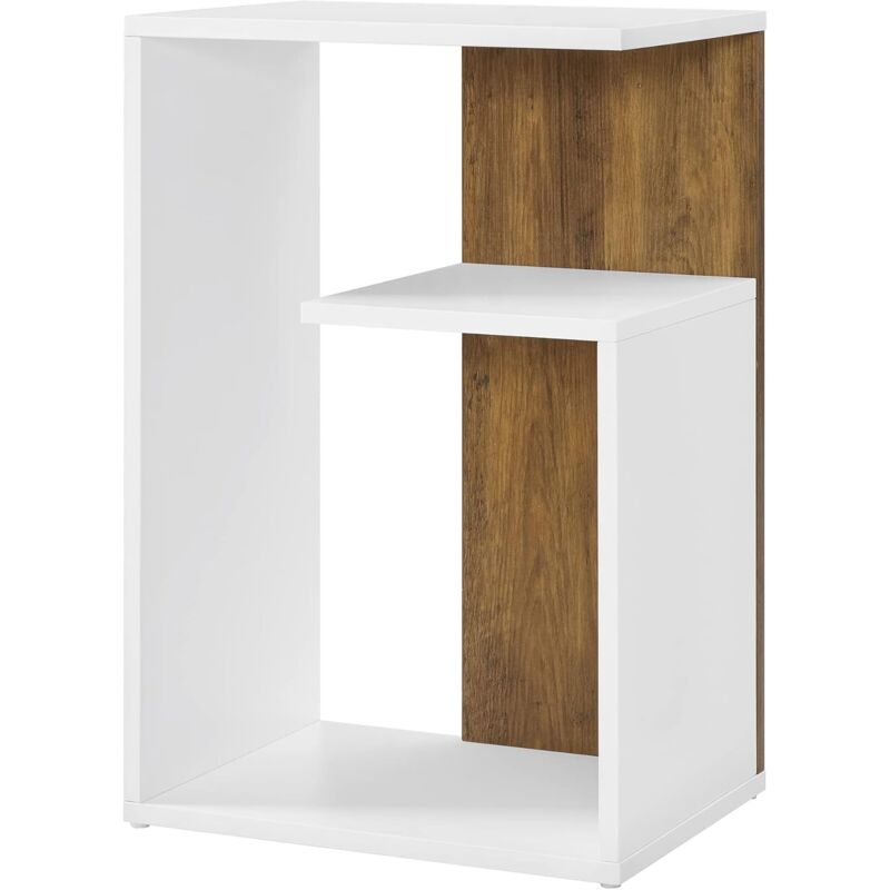 Vasagle - LET224T41 Table de chevet, petite table ouverte, avec espace de rangement, utilisation verticale ou horizontale, moderne, 30 x 40 x 60 cm,