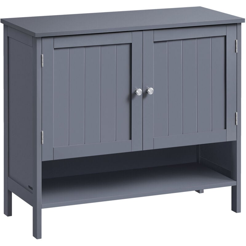 Vasagle - Meuble à Chaussures, Organisateur à 3 Niveaux, Étagère à Chaussures, Style Campagne Moderne, Armoire Indépendante avec Étagère Réglable, 35