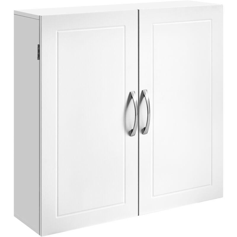Songmics - vasagle Armoire Murale pour Salle de bain, Placard de Rangement Mural pour Salle de Bain, 30 x 60 x 60 cm, Armoire à Pharmacie avec