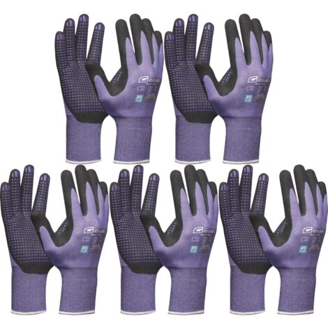vasalat Guanti da lavoro Gebol Multi Flex Lady Lilla Taglia 6 (XS)  5 paia