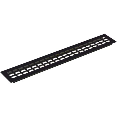 Vasalat Luftgitter 600x60mm AL schwarz elox Griglia di Ventilazione, Nero, 600 x 60 mm