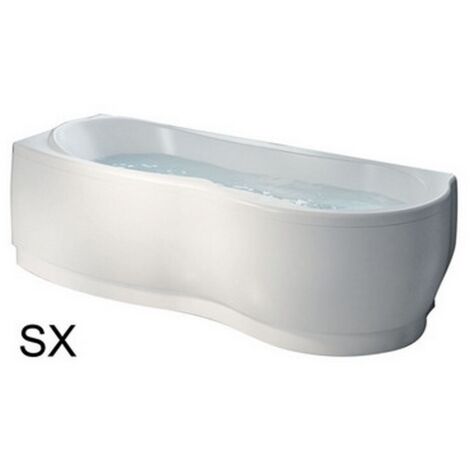 Vasca angolare 170x70 cm versione sx con telaio serie Venus