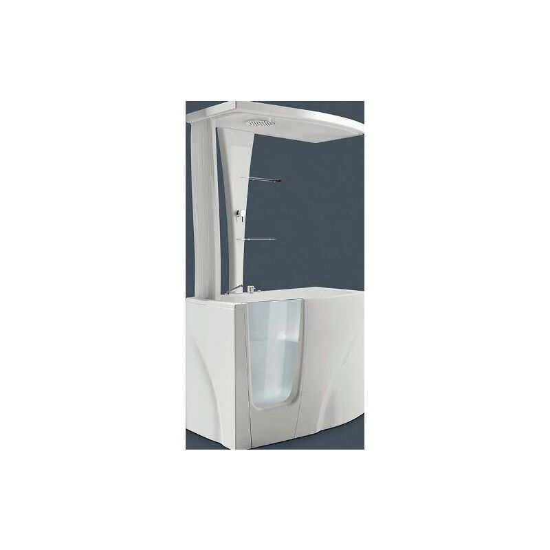 Image of Bagno Expert - Vasca ausilia 120x70 combinata con seduta ergonomica a sinistra