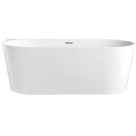 VASCA BAGNO A PARETE REA CAPRI SLIM 170 WHITE
