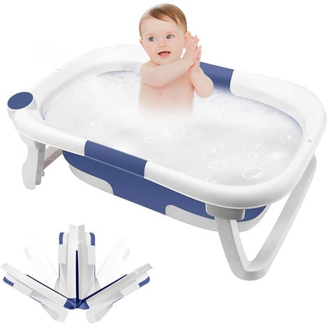Vasca da bagno pieghevole splendente per neonati Bagno per bambini 0-6 anni  Prodotti per neonati di grandi dimensioni Vasca da bagno per bambini Bagno  con doccia per bambini