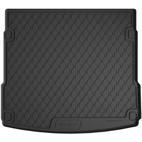 Vasca baule su misura in gomma sintetica - compatibile per Audi Q5 5p (03/1712/24) baule alto, con rete