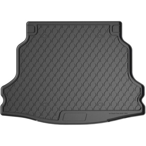 Vasca baule su misura in gomma sintetica - compatibile per  Honda Civic 5p (03/1707/22) con ruotino