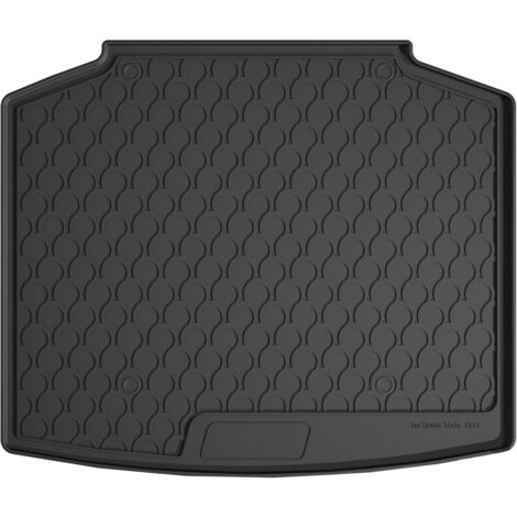 Vasca baule su misura in gomma sintetica - compatibile per  Skoda Scala 5p (06/19) baule basso