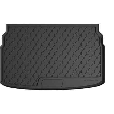 Vasca baule su misura in gomma sintetica - compatibile per  Volkswagen T-Cross (04/19) baule basso