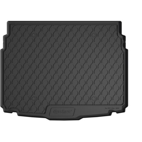 Vasca baule su misura in gomma sintetica - compatibile per  Volkswagen T-Roc (11/1708/25) baule basso