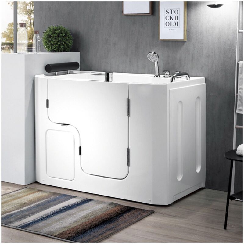 Inbagno Vasca Da Bagno Per Anziani 130x90 Sportello Con Apertura Es...