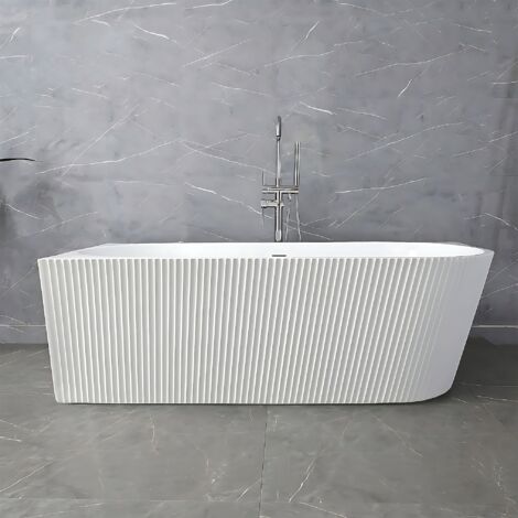 VASCA DA BAGNO ANGOLARE REA WENUS WHITE 170 LEFT