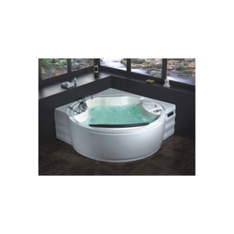 Vasca da Bagno Due Posti Idromassaggio 180x180cm Ozono Full Sicorage Oblo