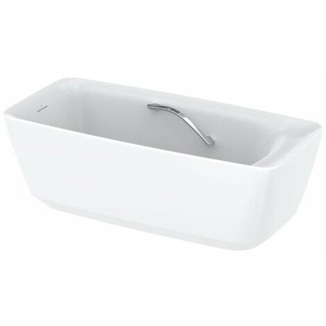 Vasca da bagno galleggiante centro stanza, con maniglia, quadrata bianco opaco TOTO