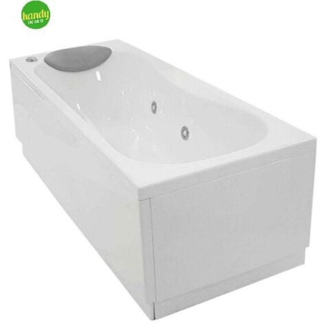 Vasca da bagno idromassaggio 6 jet con telaio e pannelli modello calypso cm 160x70 NOVELLINI
