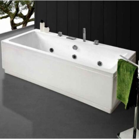 Randaco Vasca da bagno per adulti pieghevole Vasca da bagno portatile con  copertura Rulli Vassoio 118x60x50cm
