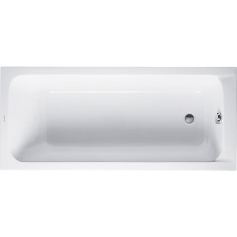Vasca da bagno in acrilico bianco DURAVIT D-Code da incasso, 1600 x 700 mm - Art. 700096 00 00 0 0000