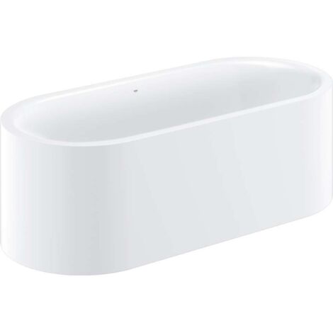 Vasca freestanding Essence 39729 con troppopieno bianco alpino