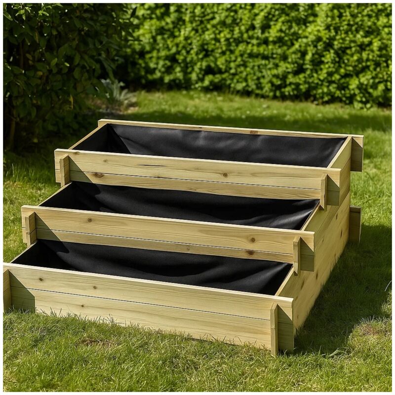 Vasca in legno Veggy Multipiano per orto e