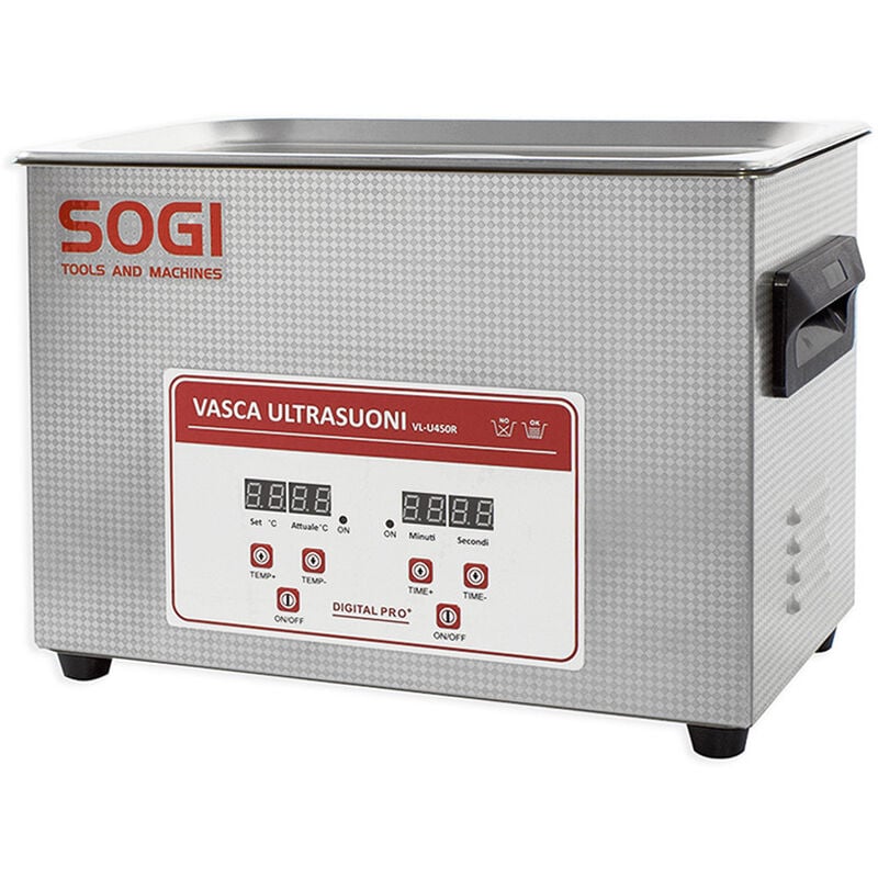 Image of Sogi - Vasca lava pezzi ultrasuoni riscaldata 4,5L VL-U450R