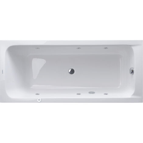 Vasca Vasca idromassaggio rettangolare D-CODE 150 l 180x80 bianca, 2 Jet Project files