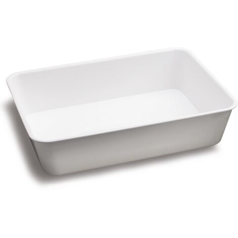 Vaschetta Multiuso in Plastica Bianca 25 x 35 x 8 cm Belli & Forti