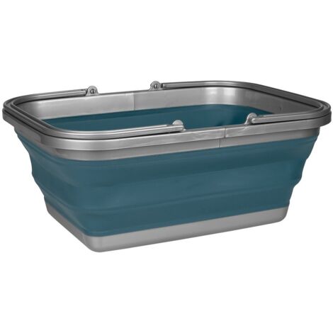 Vaschetta per lavare i piatti - Pieghevole - 16 litri - Blu