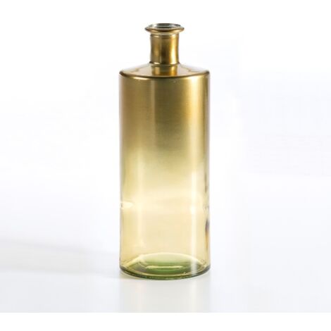 Vase 15x15x40 Cristal Or