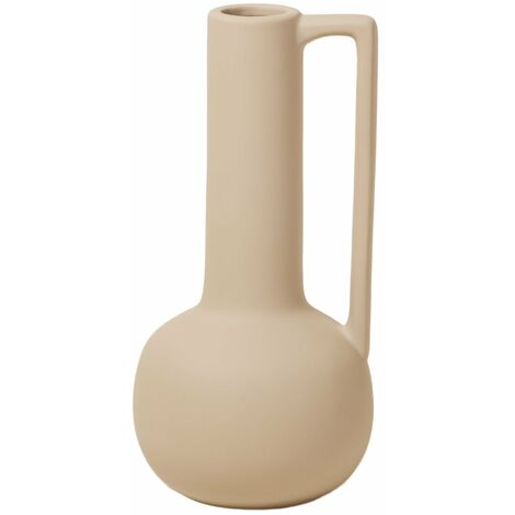 Vase 18x18xH36 cm MADURA - Beige grès - ELYON