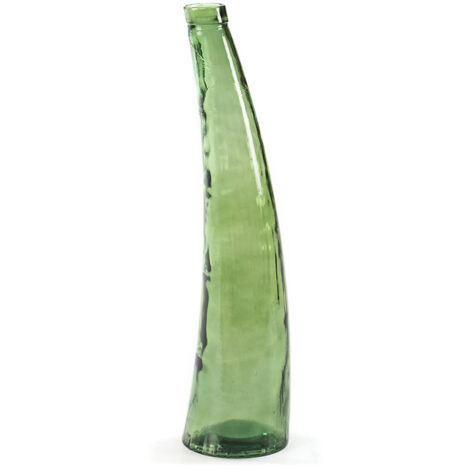 Vase 22x22x80 Green Glass Accessoires und Geschenke / Vasen, Tibors und unterstützt alle Stile, um dem Haus eine Note zu verleihen