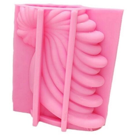 Vase 3D en forme de coquillage, moule en silicone et résine époxy, grand format
