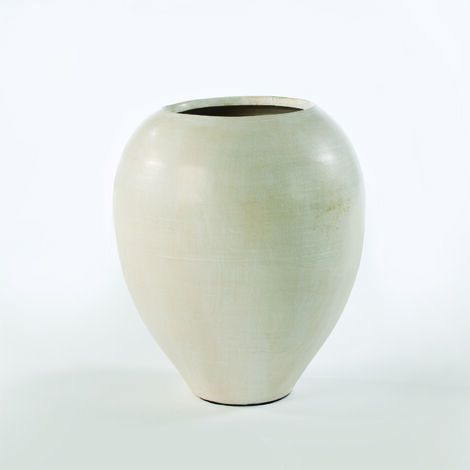 Vase 40X40X46 Creme Terrakotta